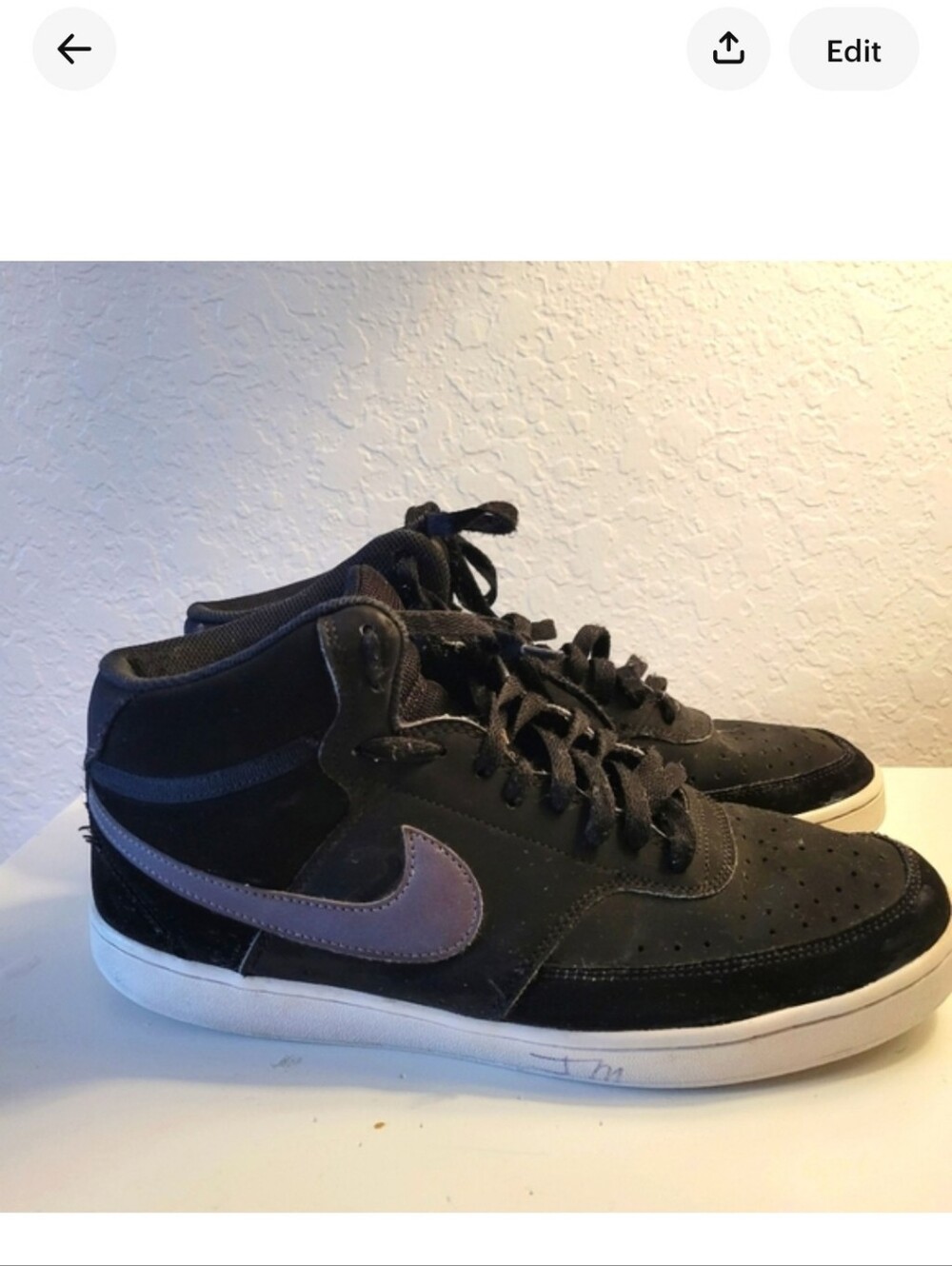 NIKE HOOPS MID CLASSIC  SNEAKERS  SIZE 10